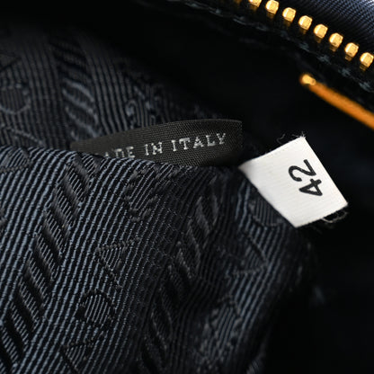 Prada Tessuto Nylon Wristlet Clutch Baltico 7 of 11