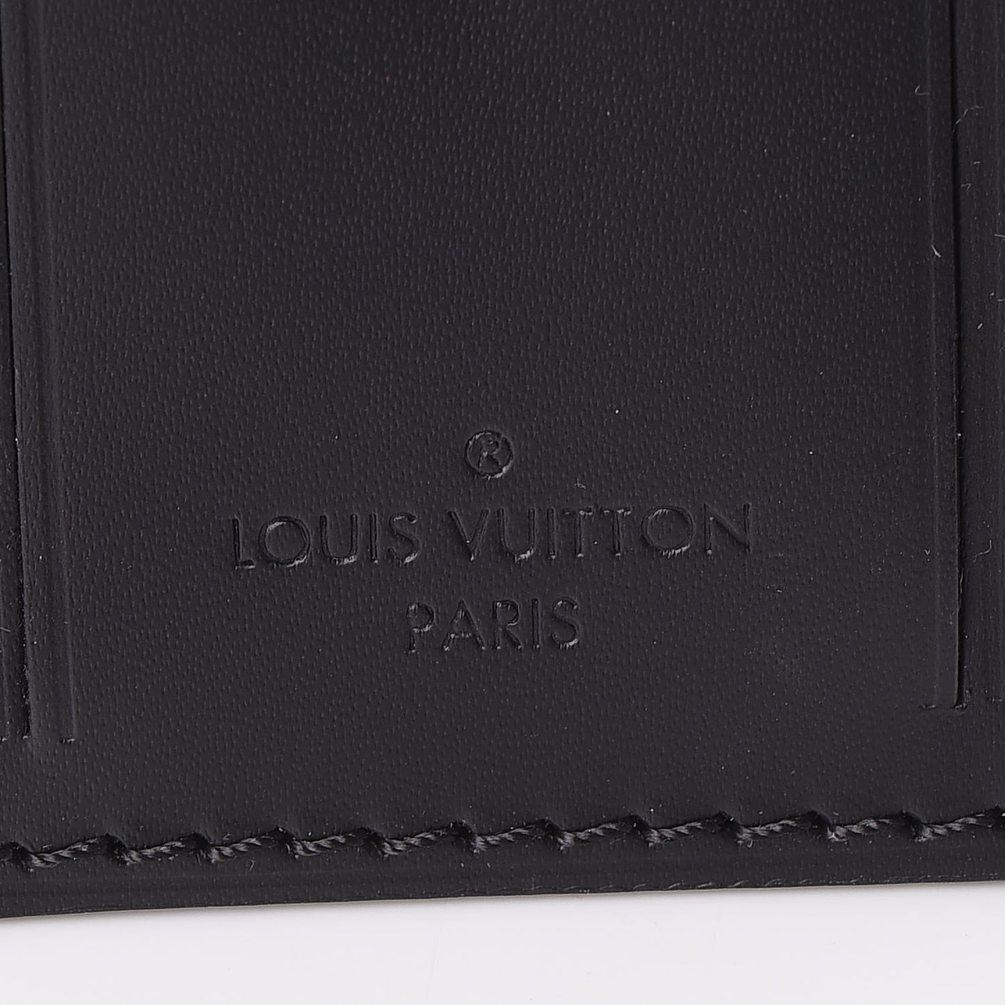 Calfskin Luggage Tag Black