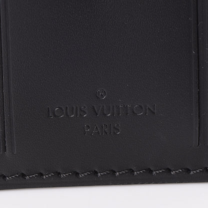 Louis Vuitton Calfskin Luggage Tag Black 3 of 4