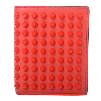 Christian Louboutin Calfskin Spiked Paros Wallet Framboisine 1 of 6
