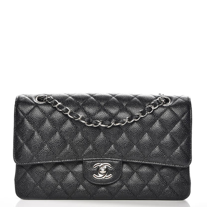 Chanel Caviar Quilted Medium Double Flap Black 1 of 8
