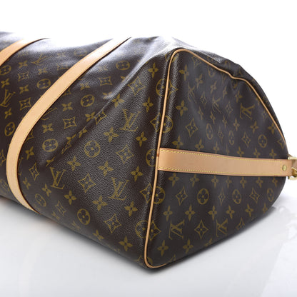 Louis Vuitton Monogram Keepall Bandouliere 55 8 of 9