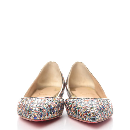 Christian Louboutin Tresse Vitraux Specchio Iriza Flats 37 Multicolor 2 of 8