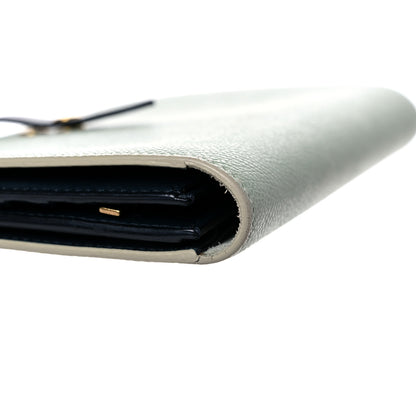 Celine Grained Calfskin Large Multifunction Strap Wallet Pistachio 8 of 18