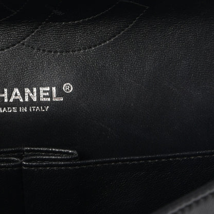 Chanel Lambskin Quilted Jumbo Double Flap So Black 13 of 16