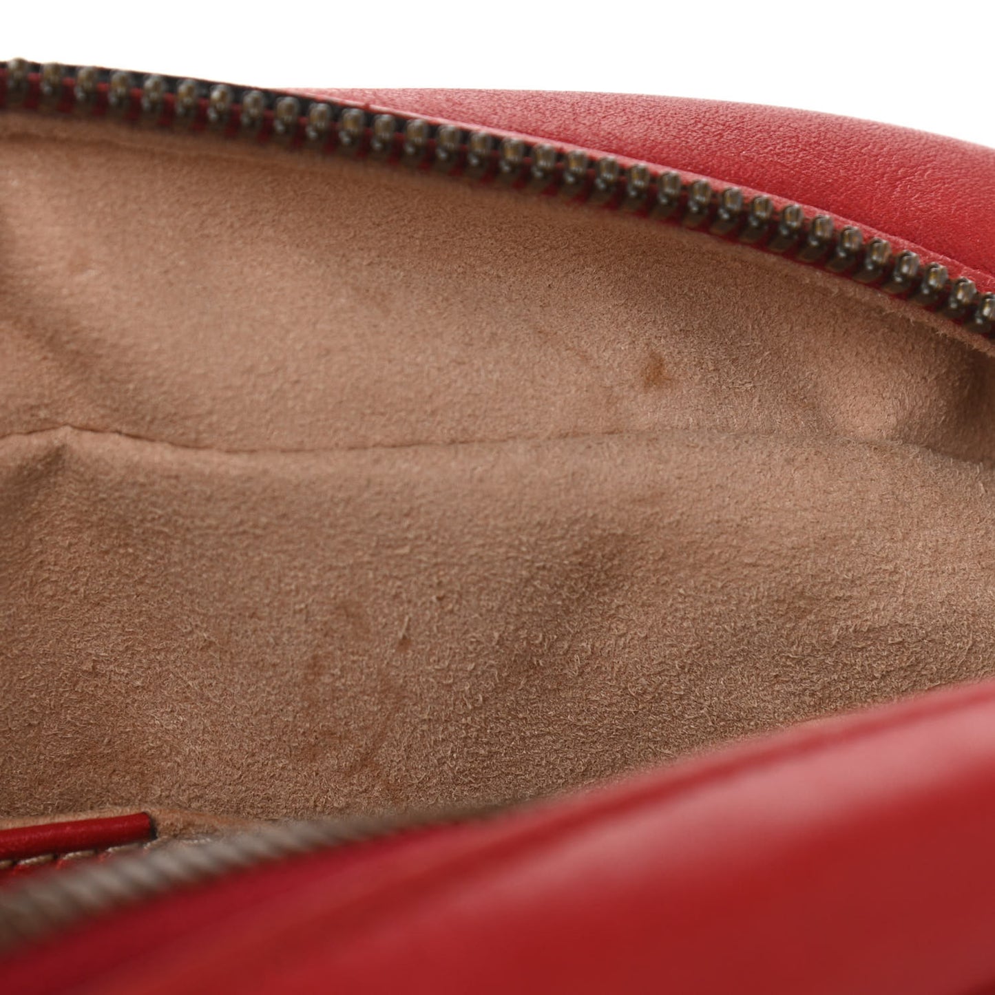 Calfskin Matelasse Small GG Marmont Chain Shoulder Bag Hibiscus Red