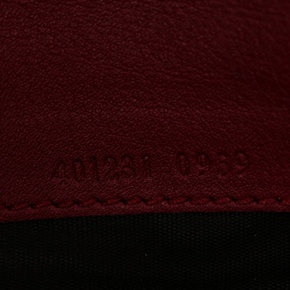 Gucci Velvet GG Monogram Mini Dionysus Chain Wallet Red Cipria 7 of 10