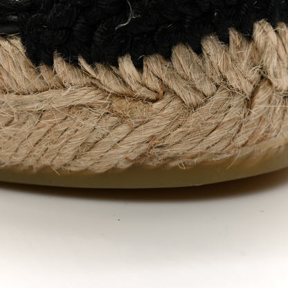 Chanel Lambskin Quilted CC Espadrilles 40 Black 11 of 11