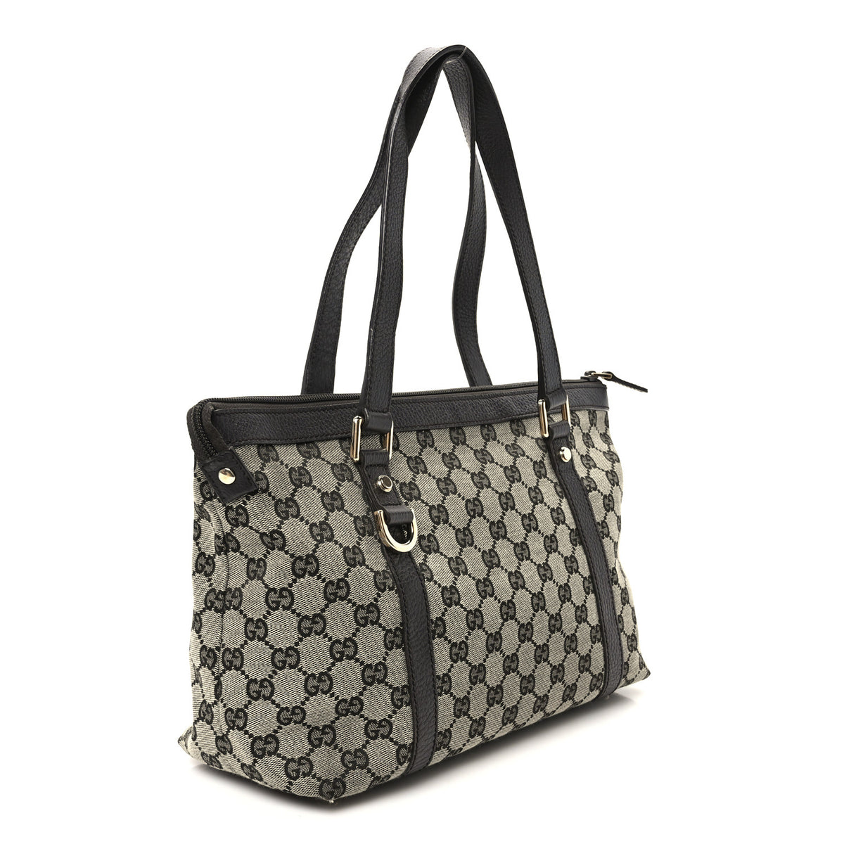 Monogram Medium Abbey Tote Brown