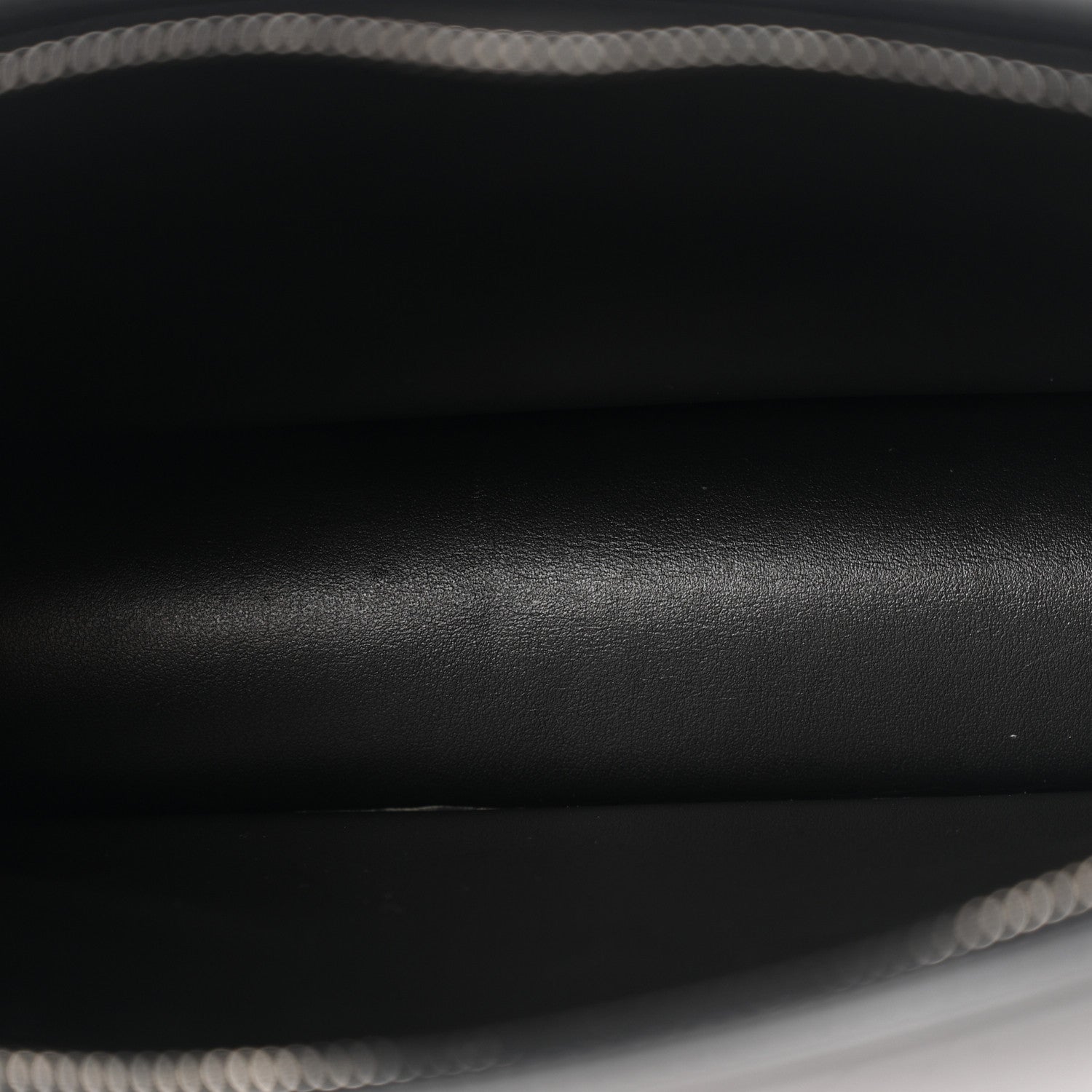 Celine Calfskin Triomphe Embossed Pouch With Strap Black 5 of 8