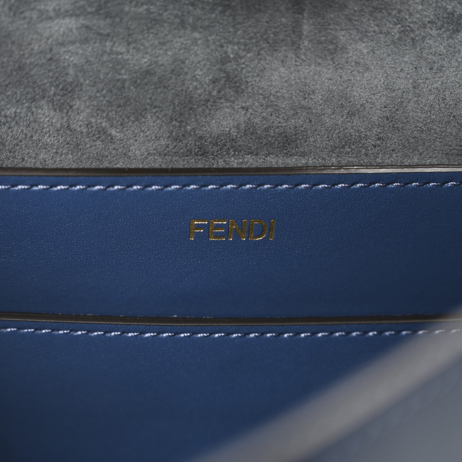 Fendi Vitello Large Soft Peekaboo Poseidon 6 of 9