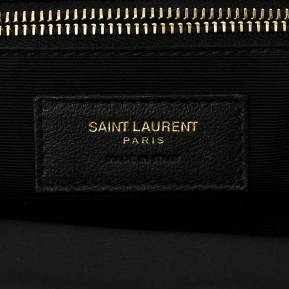 Saint Laurent Lambskin Quilted Maxi Icare Shopping Tote Black 8 of 12