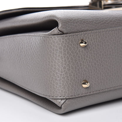 Gucci Dollar Calfskin Interlocking G Top Handle Shoulder Bag Loess 5 of 9