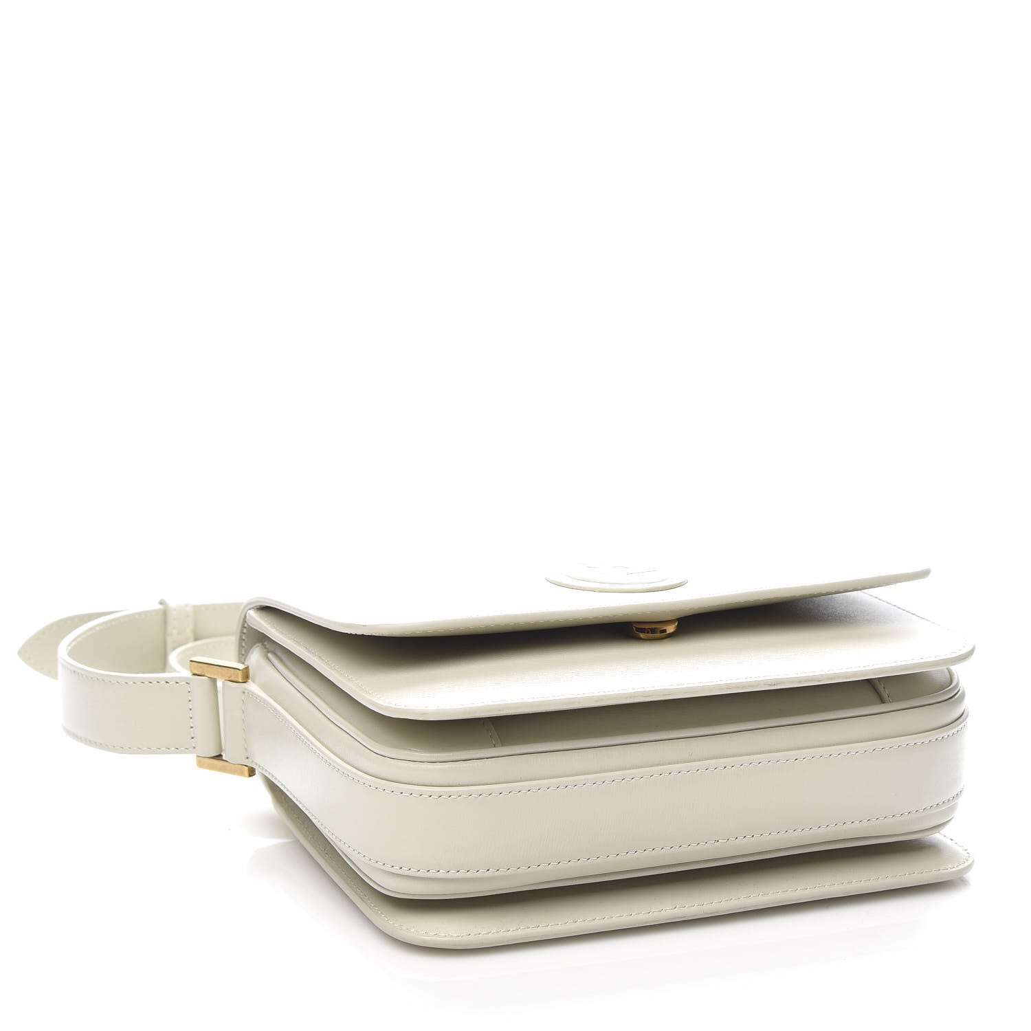Saint Laurent Calfskin Le 61 Shoulder Bag White 4 of 9