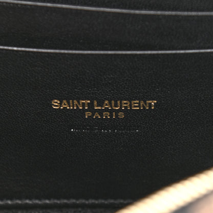 Saint Laurent Calfskin Heart Leopard Print Monogram Mini Lou Camera Bag Toffee 5 of 9