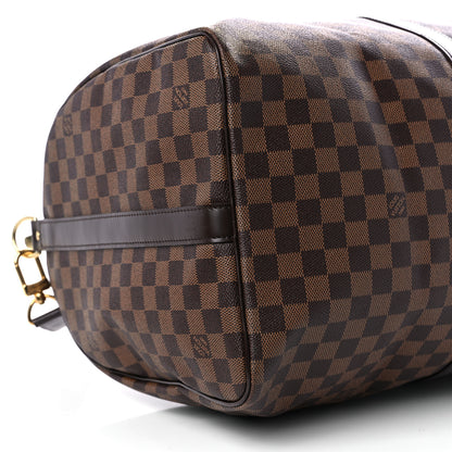Louis Vuitton Damier Ebene Keepall Bandouliere 55 7 of 8