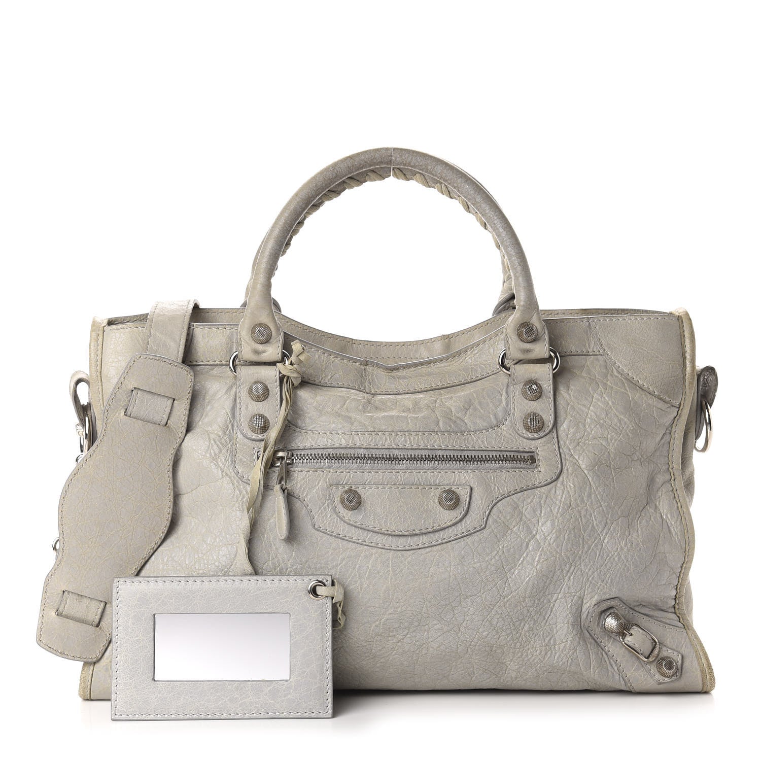 Balenciaga Agneau Giant 12 Silver Hardware City Gris Ciment 1 of 12