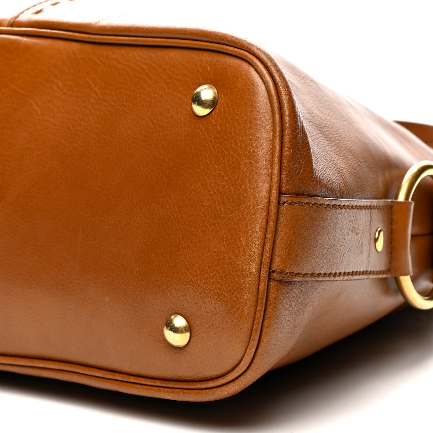 Saint Laurent Calfskin Oversized Muse Brown 10 of 10
