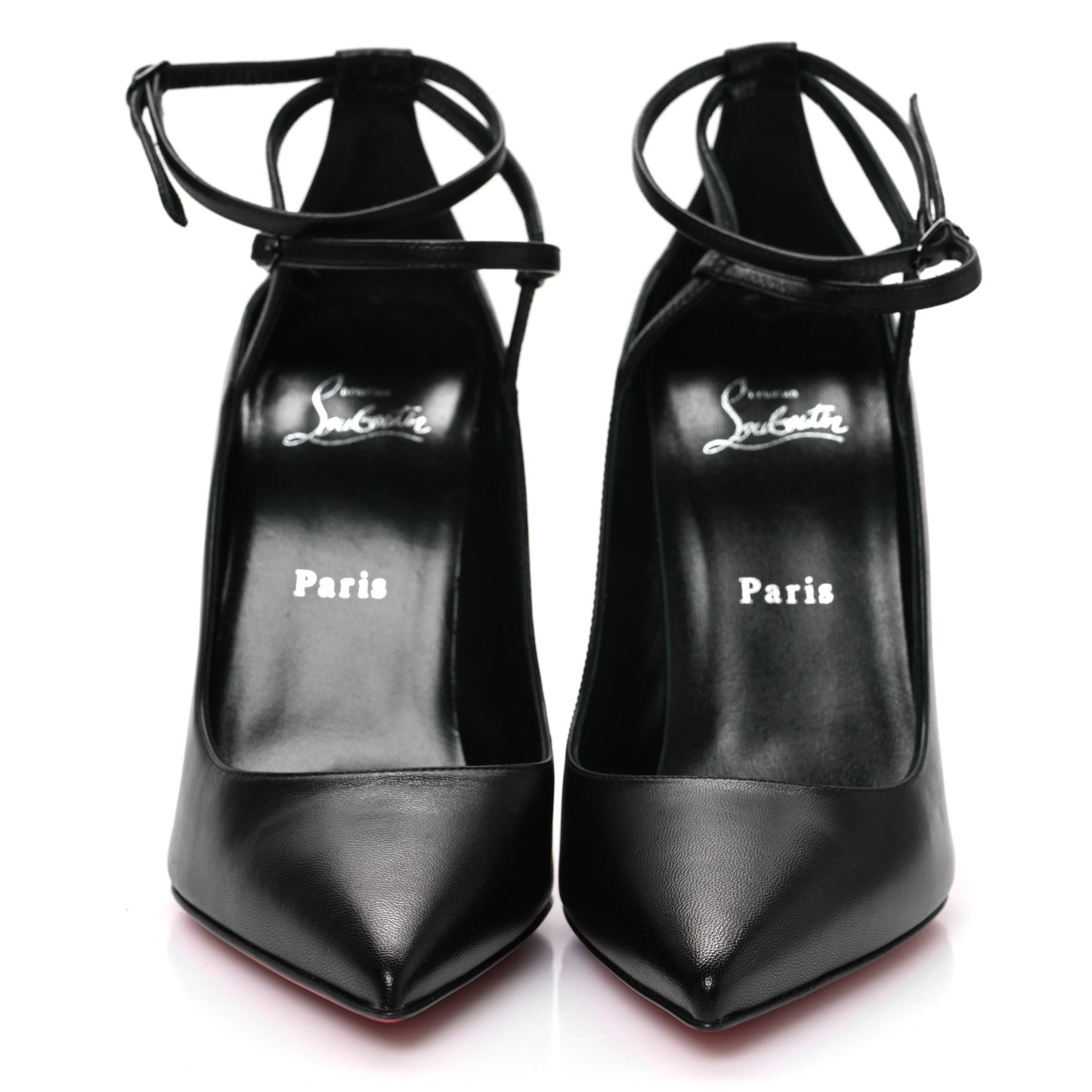 Nappa Conclusive 100 Ankle Strap Pumps 39 Black