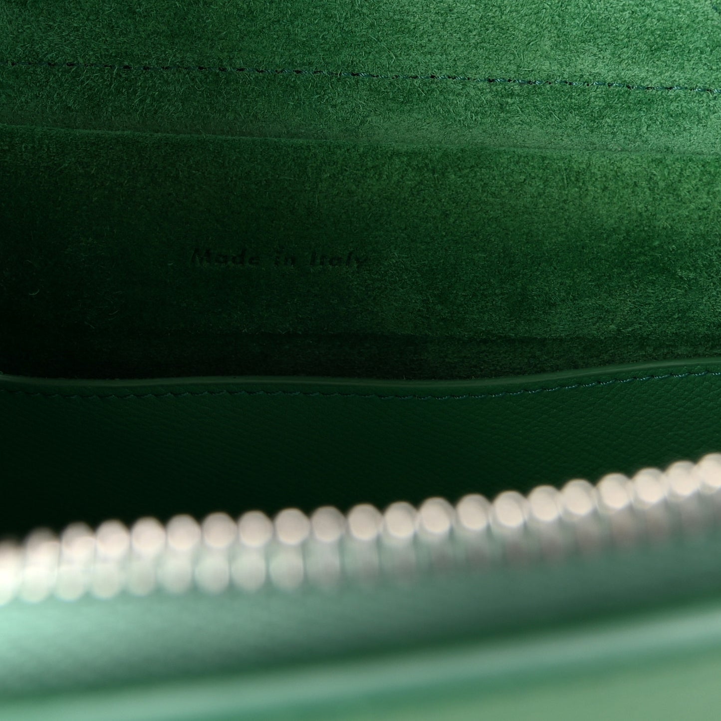Grained Calfskin Micro Belt Bag Pop Green