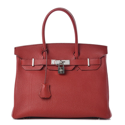 Hermes Togo Birkin 30 Rouge Garance 1 of 36