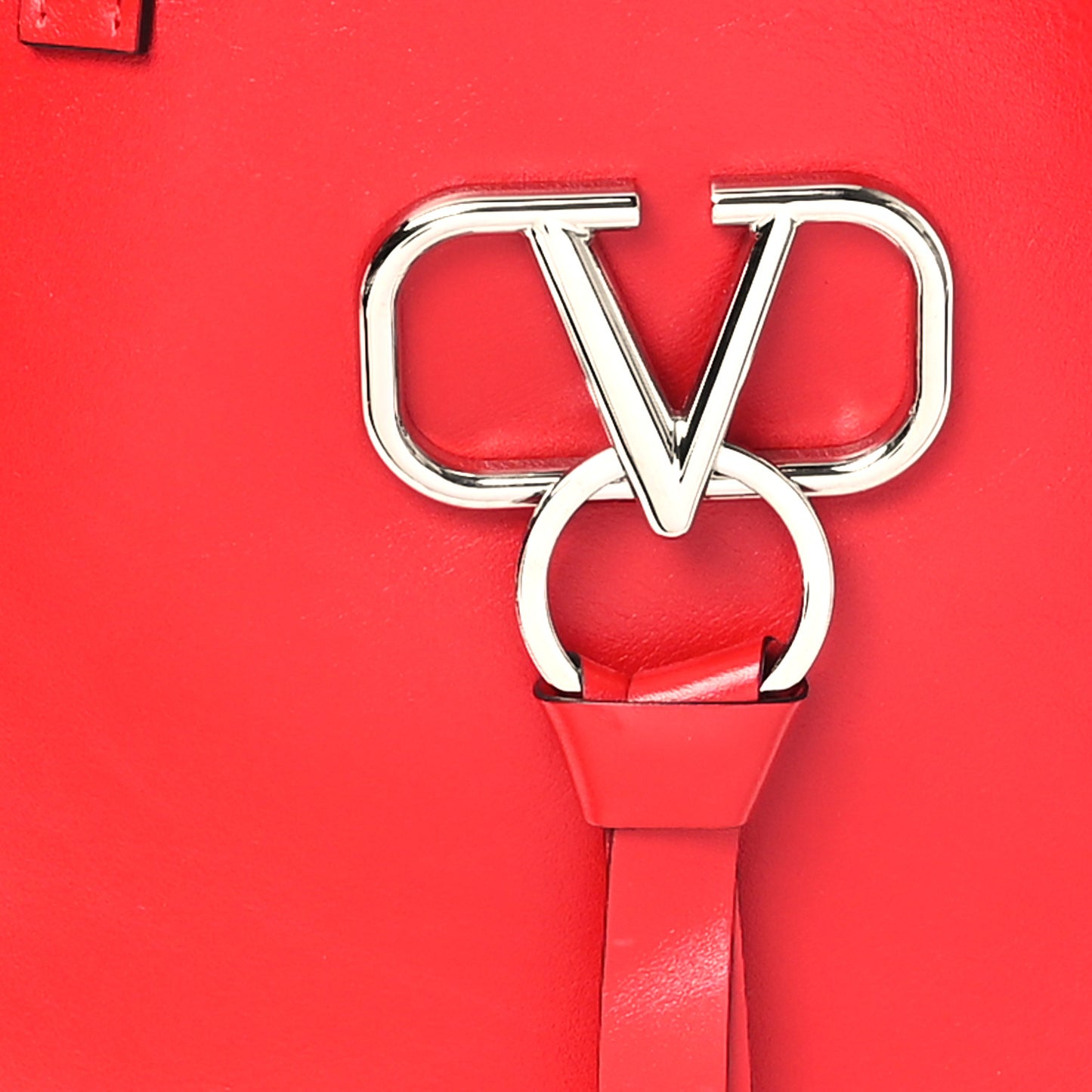 Smooth Calfskin VSling Tote Bag Rouge Pur