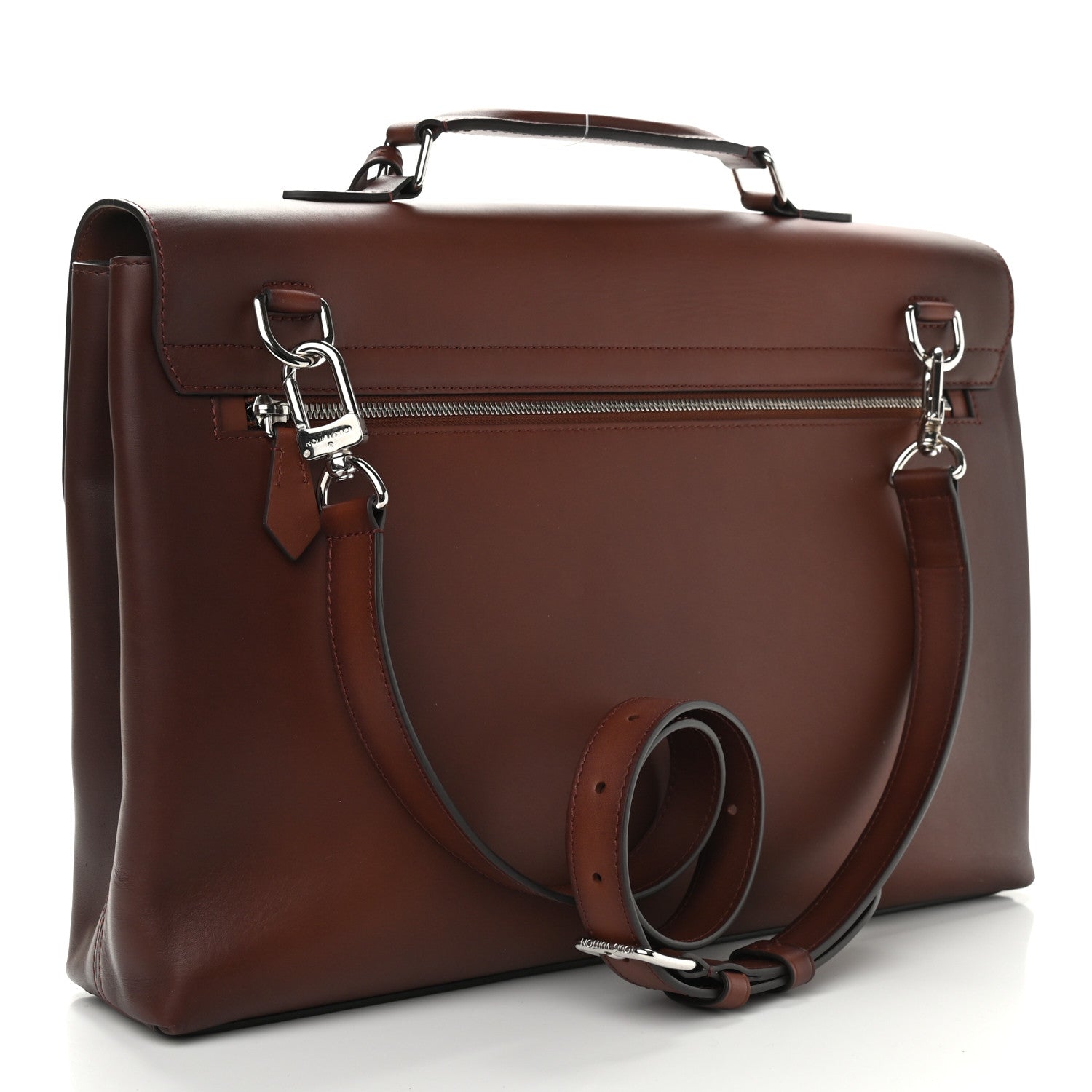 Louis Vuitton Ombre Calfskin Monogram Cartable Acajou 2 of 10