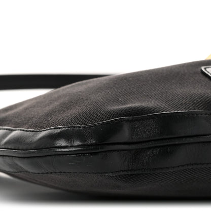 Gucci Canvas Calfskin Jackie O Hobo Black 9 of 10