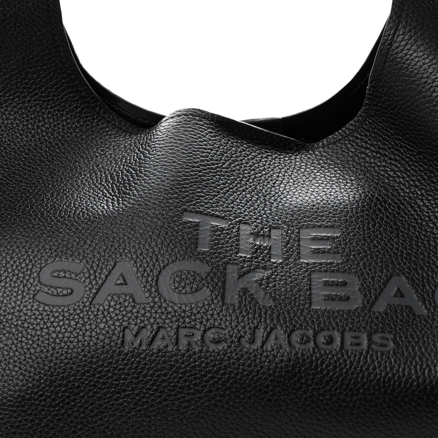 Grained Calfskin Medium The Sack Bag Black