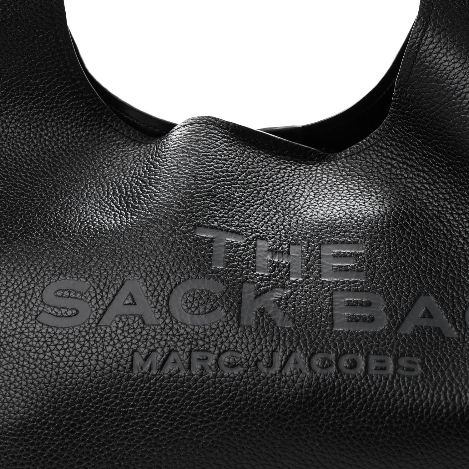 Marc Jacobs Grained Calfskin Medium The Sack Bag Black 8 of 10