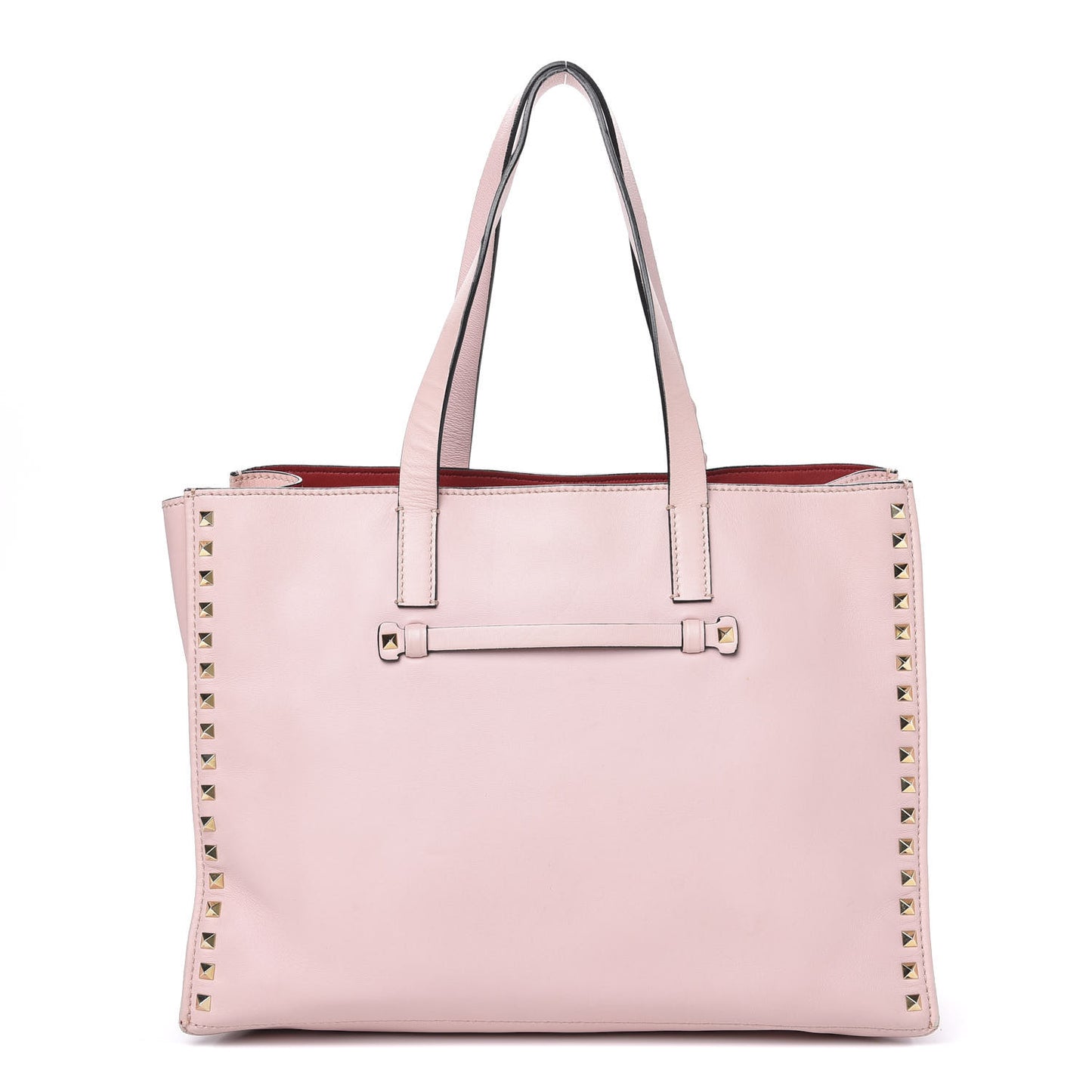 Nappa Medium Rockstud Soft Tote Rose