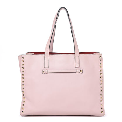 Valentino Garavani Nappa Medium Rockstud Soft Tote Rose 1 of 14