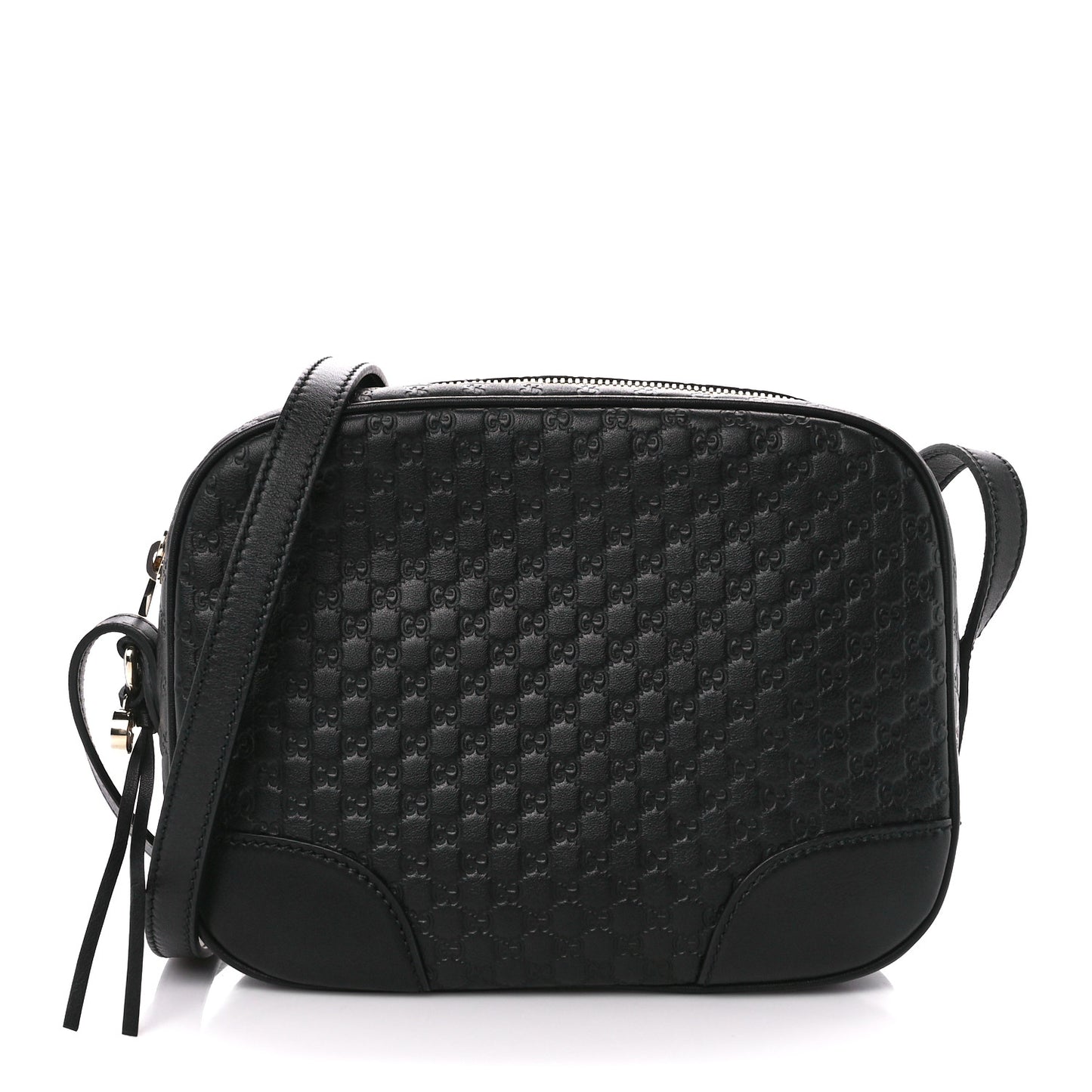 Microguccissima Mini Bree Messenger Bag Black
