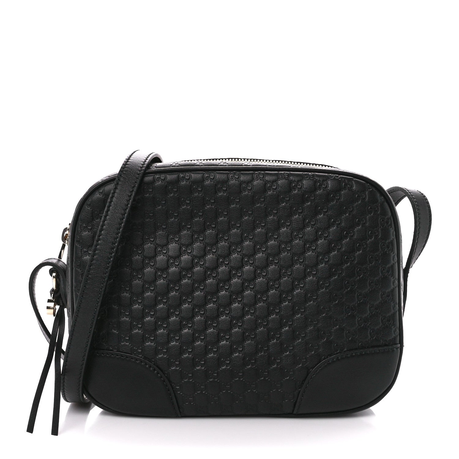 Gucci Microguccissima Mini Bree Messenger Bag Black 1 of 11