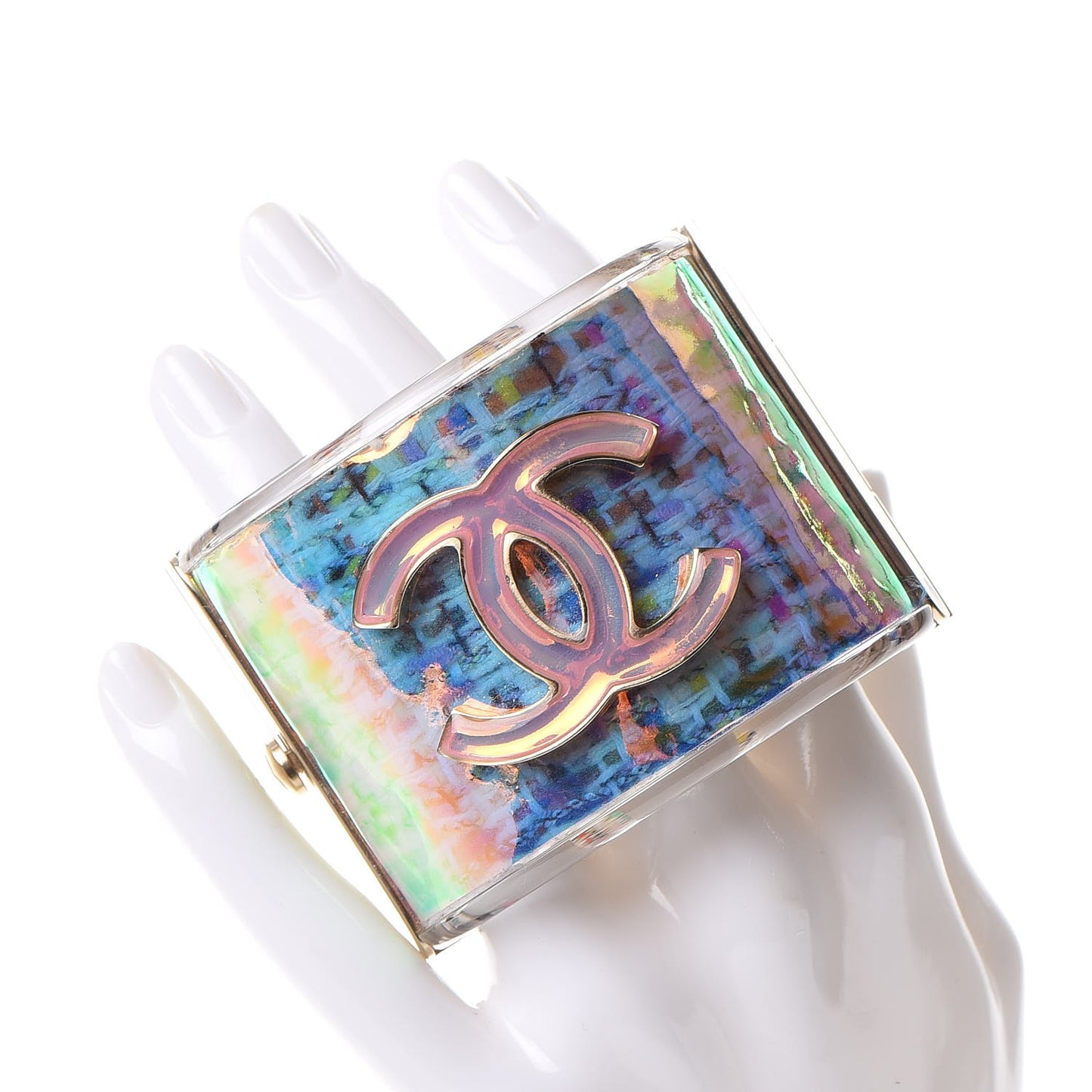 Resin Tweed CC Bangle Multicolor