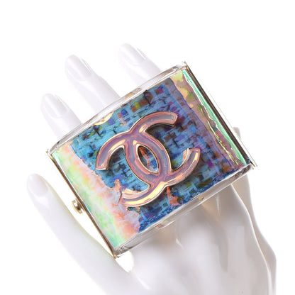 Chanel Resin Tweed CC Bangle Multicolor 2 of 5