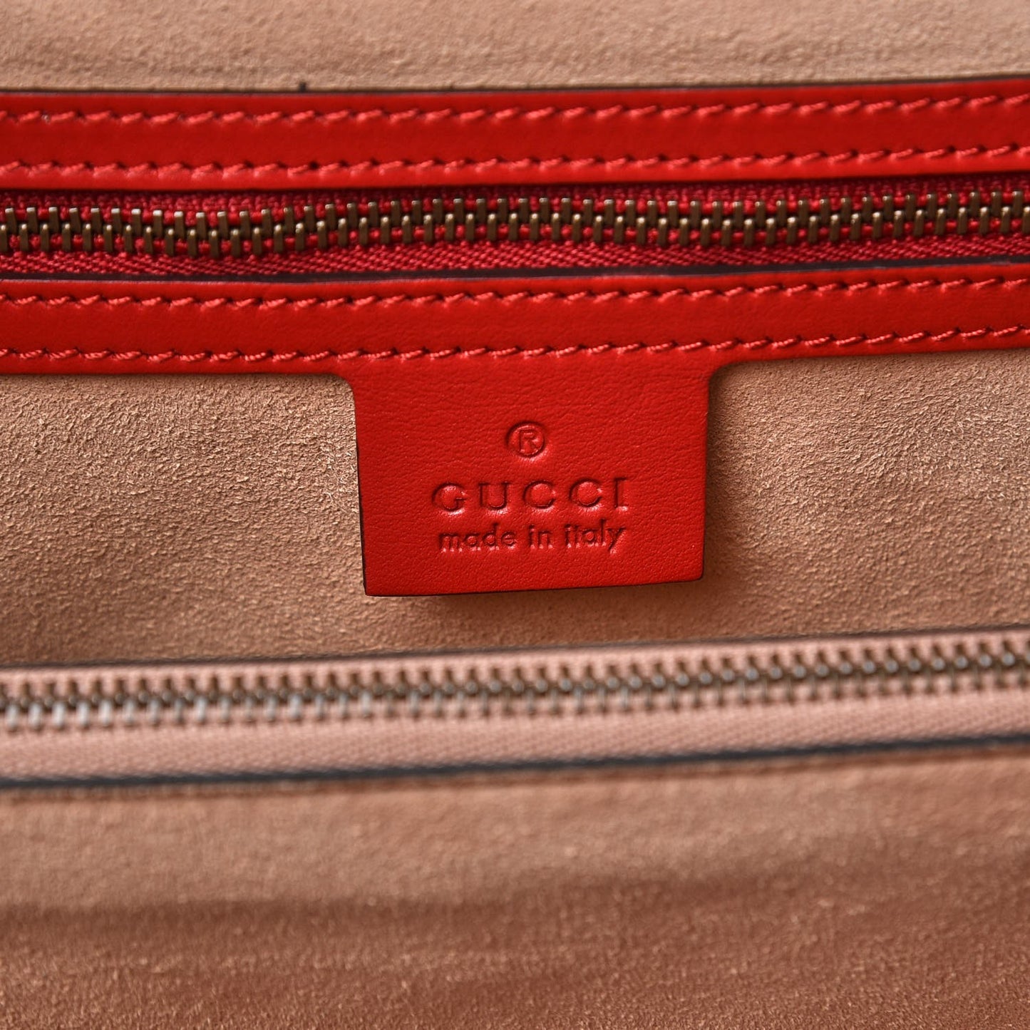 Calfskin Matelasse Medium GG Marmont Tote Hibiscus Red