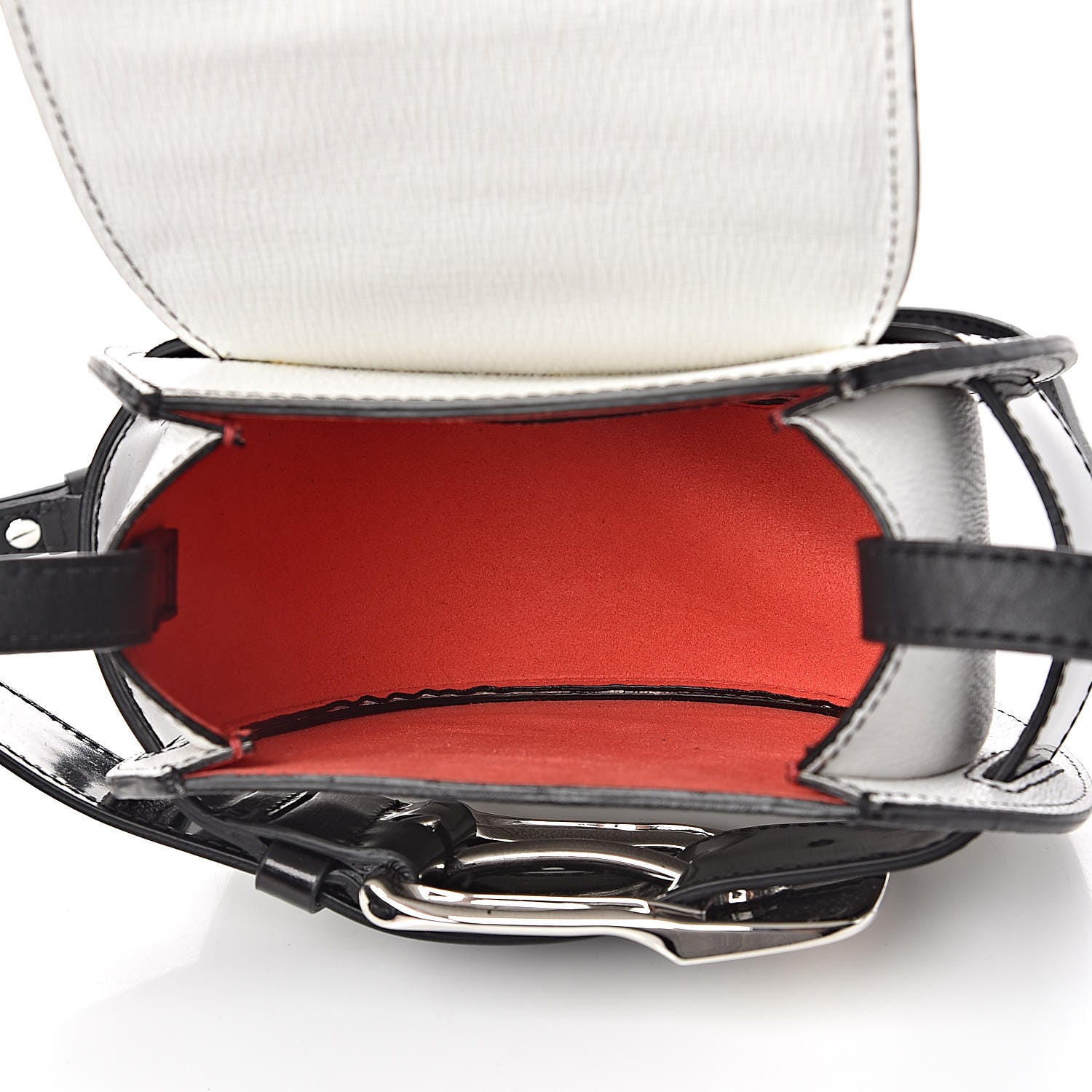 Proenza Schouler Calfskin Mini Buckle Crossbody Bag White 5 of 11