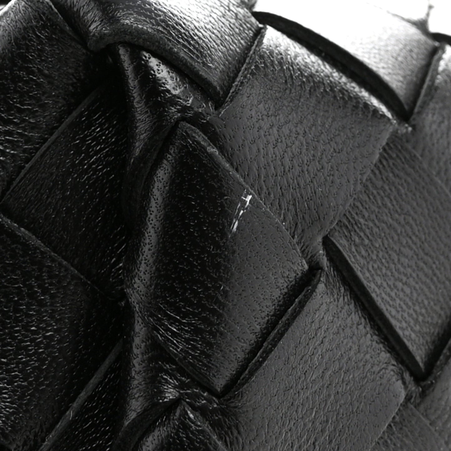 Nappa Intrecciato Small Andiamo Shoulder Bag Black