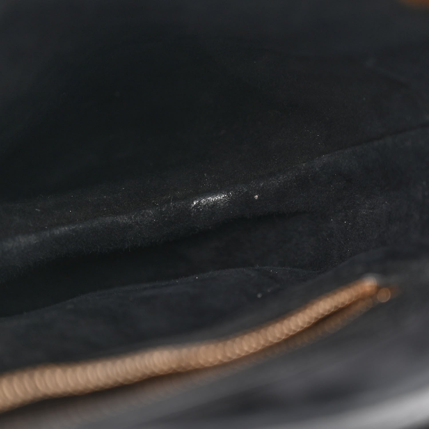 Christian Dior CHRISTIAN DIOR Grained Calfskin Saddle Bag With Strap Black 11 of 18