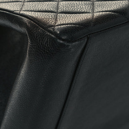 Chanel Caviar Quilted Grand Timeless Tote GTT Black 9 of 15
