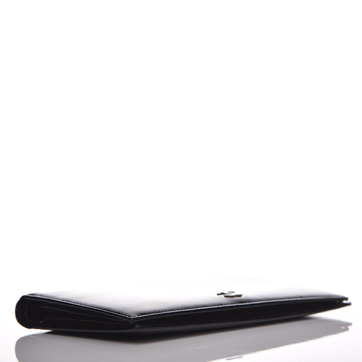 Patent CC Yen Wallet Black
