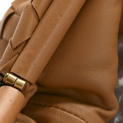 Bottega Veneta Nappa Maxi Intrecciato The Pouch Oversized Clutch Caramel 12 of 12