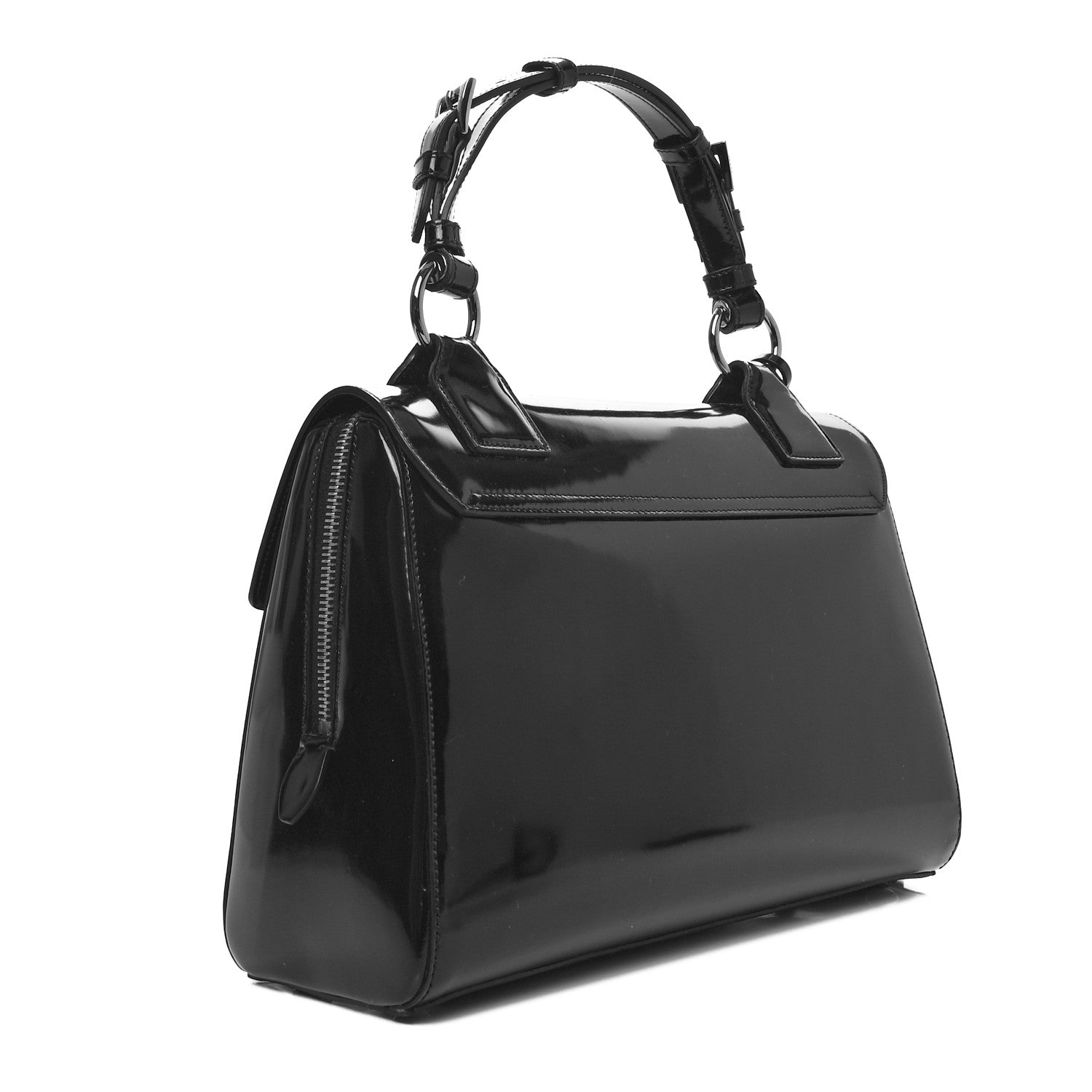 Prada Spazzolato Doctor Bag Black 3 of 9