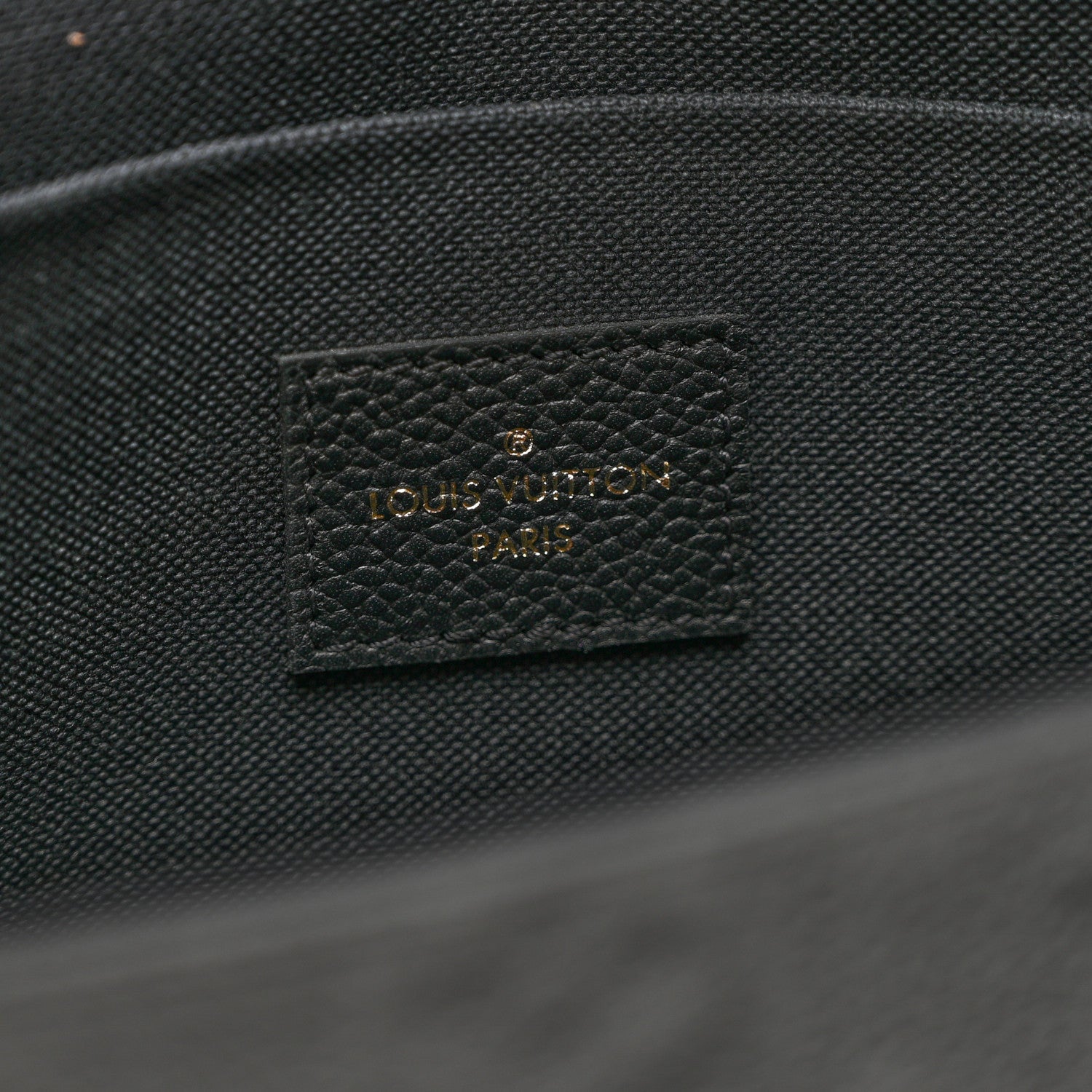 Louis Vuitton Empreinte Pochette Felicie Chain Wallet Black 6 of 7