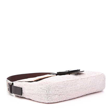 Fendi Beaded Baguette Pale Pink 3 of 15