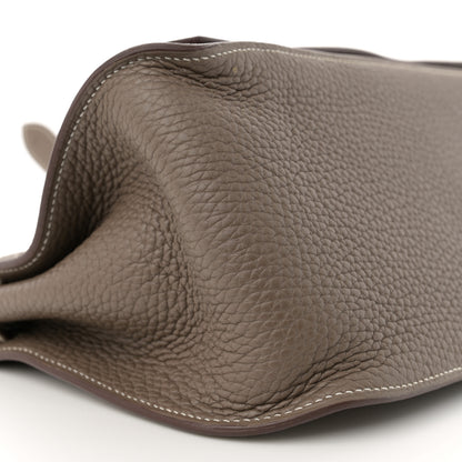 Hermes Taurillon Clemence Jypsiere 28 Etoupe 9 of 13