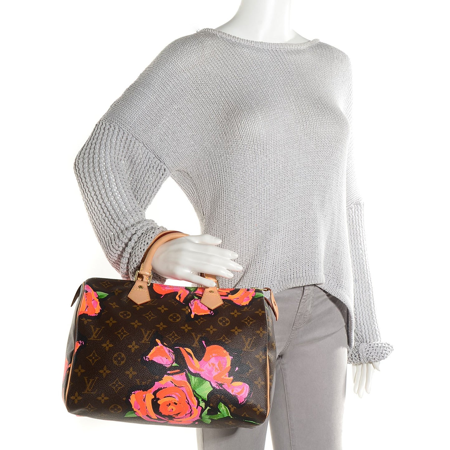 Monogram Roses Speedy 30