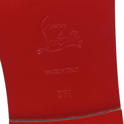 Christian Louboutin Calfskin Logo Embossed So CL 55 Mule Flat 36.5 Leche 7 of 9