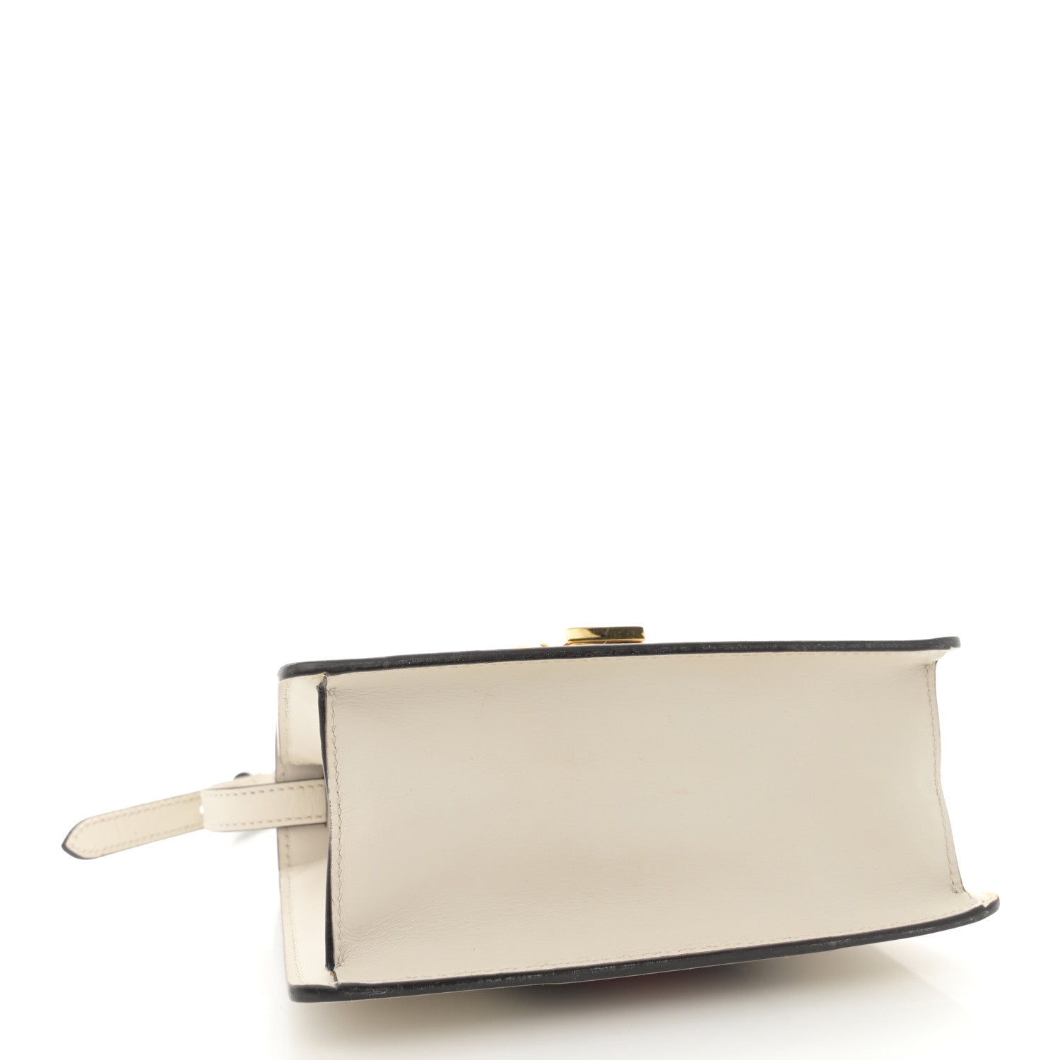 Gucci Calfskin Mini Sylvie Top Handle Bag White 4 of 15
